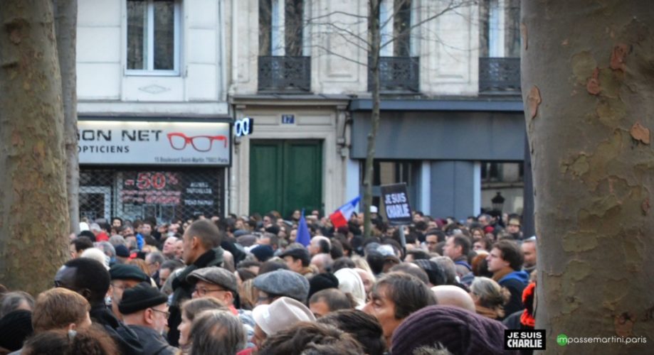 la marche "je suis charlie" vue ipar impassemartini.com