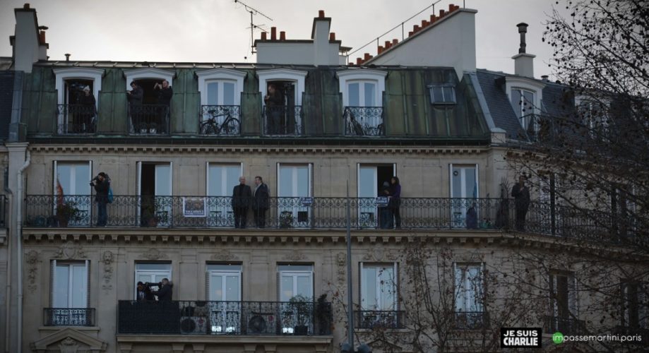 la marche "je suis charlie" vue ipar impassemartini.com
