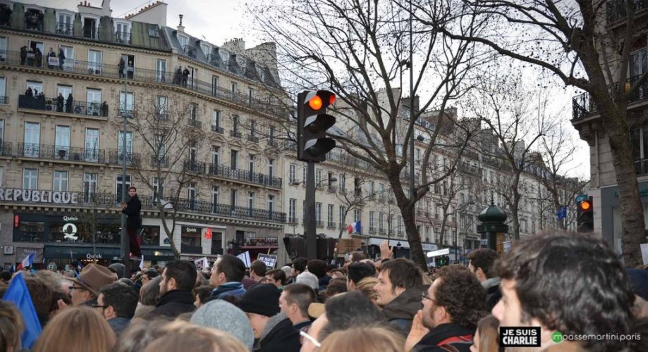 la marche "je suis charlie" vue ipar impassemartini.com