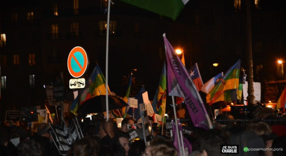la marche "je suis charlie" vue ipar impassemartini.com