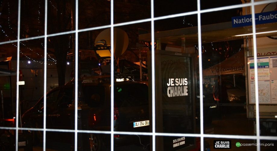 la marche "je suis charlie" vue ipar impassemartini.com