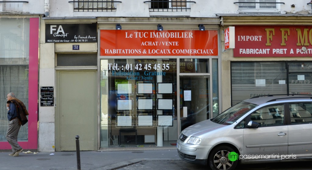 31 rue du faubourg ST Martin, 75010 Paris