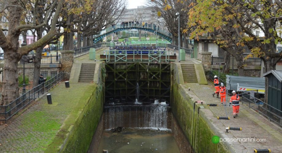 Canal ST Martin mis à la sèche