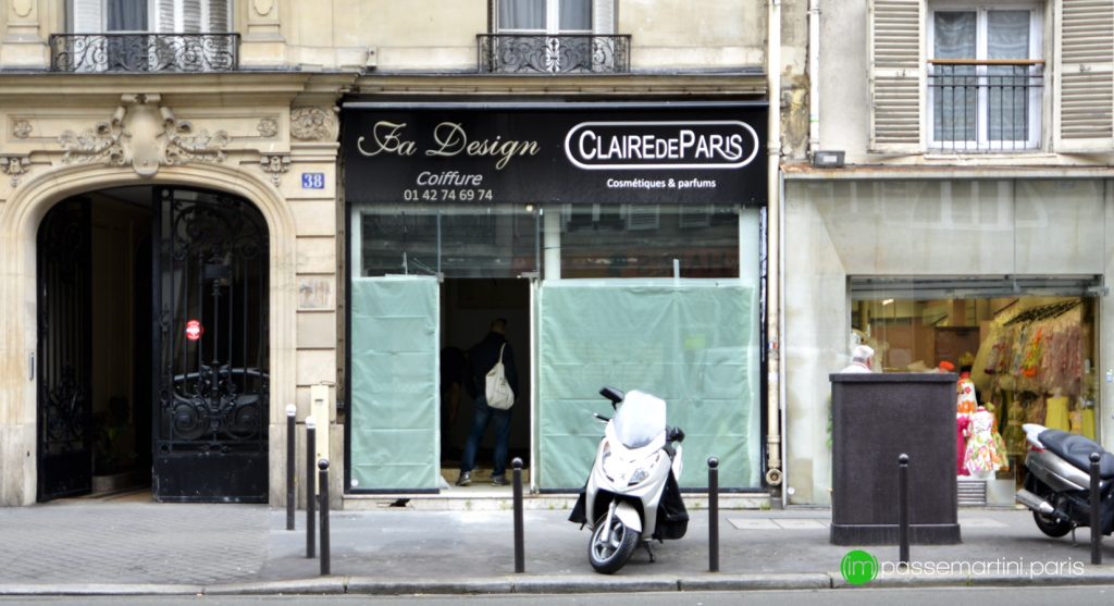 38 rue du faubourg st Martin 75010 Paris
