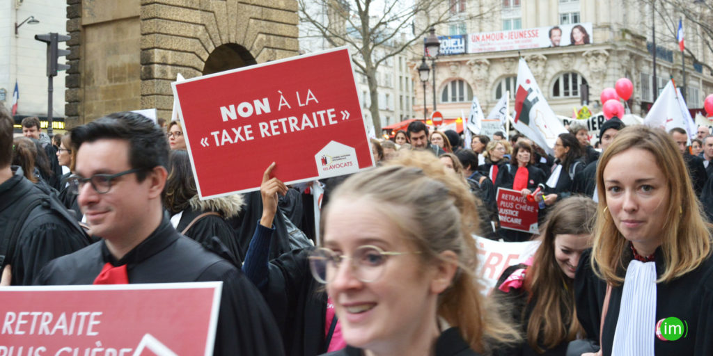 Manifestation contre la réforme des retraites le 3 fevrier 2020